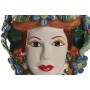 Planter Home ESPRIT Green Multicolour Porcelain 20 x 20 x 32 cm (2 Units)