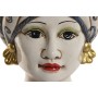 Planter Home ESPRIT Blue White Golden Porcelain 15 x 15 x 26 cm (2 Units)