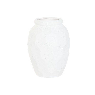 Planter Home ESPRIT White Magnesium Modern 43 x 43 x 80 cm