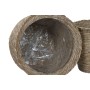 Planter Home ESPRIT Brown Fibre Urban 70 x 70 x 58 cm (7 Units)