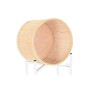 Planter Home ESPRIT White Natural Metal Bamboo 31 x 31 x 103 cm (3 Pieces)