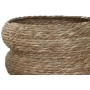 Planter Home ESPRIT Brown Fibre Urban 42 x 42 x 39 cm (3 Pieces)