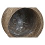 Planter Home ESPRIT Brown Fibre Urban 42 x 42 x 39 cm (3 Pieces)