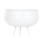 Planter Home ESPRIT White Metal Urban 34 x 34 x 70 cm (2 Pieces)