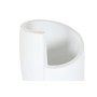 Planter Home ESPRIT White Magnesium Modern Face 33 x 33 x 72 cm