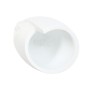 Planter Home ESPRIT White Magnesium Modern Face 33 x 33 x 72 cm