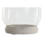Candleholder Home ESPRIT White Natural Crystal Mango wood 30 x 30 x 40 cm (2 Units)