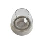 Candleholder Home ESPRIT White Natural Crystal Mango wood 30 x 30 x 40 cm (2 Units)