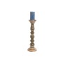 Candle Holder Home ESPRIT Brown Mango wood Natural Romantic 15 x 15 x 46 cm