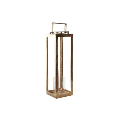 Lanterne Home ESPRIT Doré Aluminium Verre Moderne 20 x 20 x 74 cm