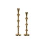 Candle Holder Home ESPRIT Golden Aluminium Modern 8 x 8 x 36 cm (2 Units)