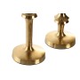 Pot à Bougie Home ESPRIT Doré Aluminium Moderne 8 x 8 x 36 cm (2 Unités)