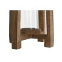 Candleholder Home ESPRIT Natural Crystal Mango wood 27 x 27 x 54 cm