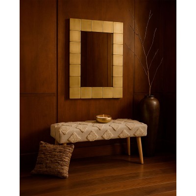 Wall mirror Home ESPRIT Golden 117 x 3 x 87 cm