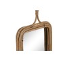 Wall mirror Home ESPRIT Natural 24 x 2,5 x 40 cm (2 Units)