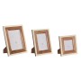Photo frame Home ESPRIT White Natural Acacia Bone Colonial (3 Units)