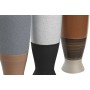 Vase DKD Home Decor White Grey Terracotta Porcelain 9,6 x 9 x 28,6 cm 9,6 x 9 x 29 cm (3 Units)