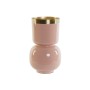 Vase DKD Home Decor Vert Doré Corail Fer Laqué 18 x 18 x 31 cm (2 Unités)
