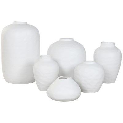 Vase Home ESPRIT Beige Stoneware Traditional style 26 x 26 x 19 cm