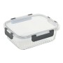 Boîte à lunch Home ESPRIT Transparent polypropylène Verre Borosilicaté 1 L