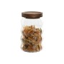 Set de 3 Boites Home ESPRIT Transparent Naturel 550 ml 750 ml 3 Pièces