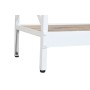 Étagère Home ESPRIT Blanc Naturel Métal Bois de manguier 180 x 35 x 220 cm