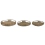 Jeux de plateaux Home ESPRIT Naturel Tropical 45 x 45 x 7 cm (3 Unités)