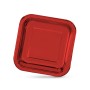 Plate set Algon Red 23 cm 10 Pieces (18 Units)