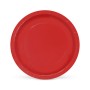 Plate set Algon Red 20 cm 10 Pieces (24 Units)