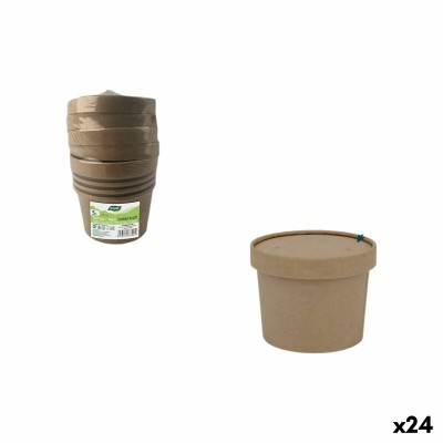Plate set Algon 270 ml 5 Pieces (24 Units)