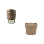 Plate set Algon 270 ml 5 Pieces (24 Units)