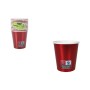 Set of glasses Algon Red 200 ml 10 Pieces (18 Units)