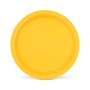 Plate set Algon Yellow 20 cm 10 Pieces (24 Units)