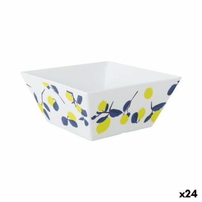 Snack Bowl La Mediterránea Lemon 18 x 18 x 8 cm (24 Units)