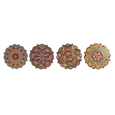 Dessous de plat Home ESPRIT Liège Dolomite 20 x 20 x 1 cm (4 Unités)