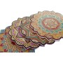 Table Mat Home ESPRIT Cork Dolomite 20 x 20 x 1 cm (4 Units)