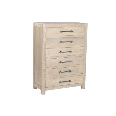 Chest of drawers Home ESPRIT Natural Romantic 88 x 40 x 122 cm
