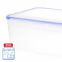 Set of Stackable Hermetically-sealed Kitchen Containers Max Home 29 x 12 x 20 cm 6 Units