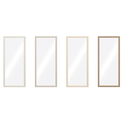 Wall mirror Home ESPRIT Brown Beige Grey Urban 67 x 2 x 156 cm (4 Units)