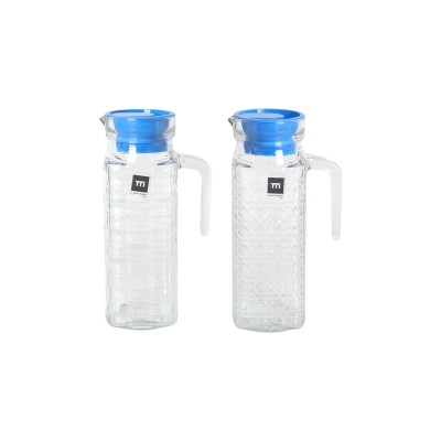 Carafe avec Couvercle et Doseur La Mediterránea Chrystie verre (12 Unités)