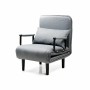 4-in-1 Convertible Single Sofa Bed InnovaGoods Black (Refurbished A)