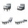 4-in-1 Convertible Single Sofa Bed InnovaGoods Black (Refurbished A)