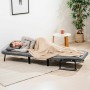 4-in-1 Convertible Single Sofa Bed InnovaGoods Black (Refurbished A)