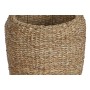 Set of Planters Home ESPRIT Natural Metal Natural Fibre Bali 43 x 43 x 70 cm (3 Pieces)