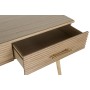 Console DKD Home Decor 100 x 40 x 76 cm Doré Marron Clair Bois de paulownia Bois MDF
