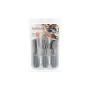 Ensemble de Couverts Gris Argenté Acier inoxydable Plastique (6 Unités)