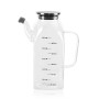 Huilier La Mediterránea Transparent Argenté Métal Verre Borosilicaté 1 L (6 Unités)