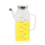 Huilier La Mediterránea Transparent Argenté Métal Verre Borosilicaté 1 L (6 Unités)