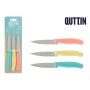 Jeu de couteaux d'éplucheur Quttin Basic Multicouleur Acier inoxydable 9 cm 3 Pièces (18 Unités)