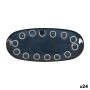 Serving Platter La Mediterránea Macarella blue Oval 29 x 13,5 x 2,4 cm (24 Units)